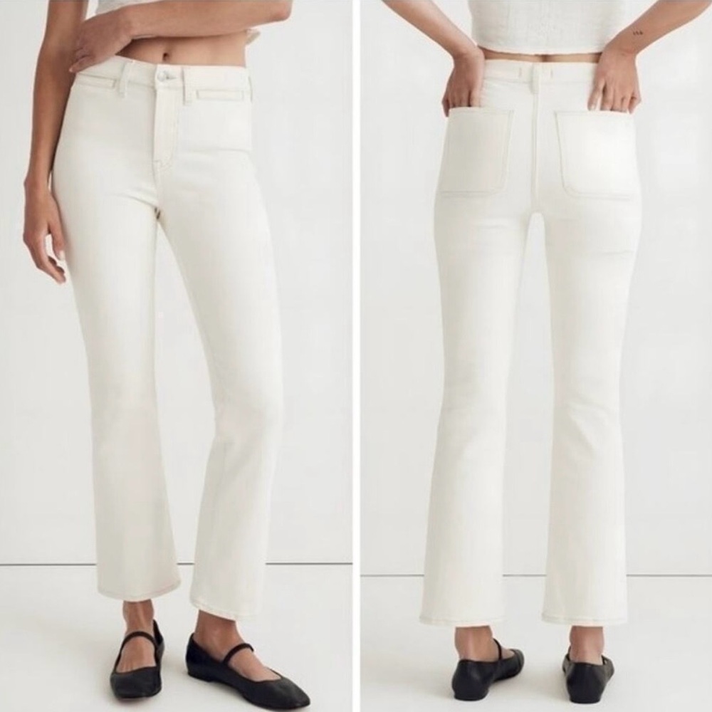 Madewell Kick Out Jean in Ecru